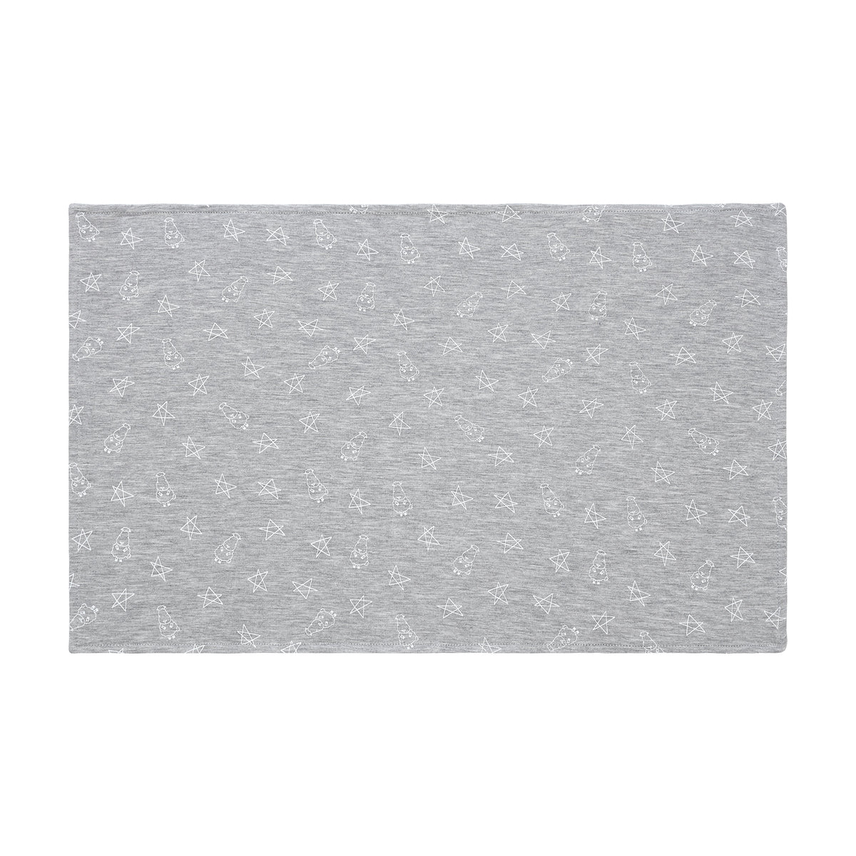 Head Pillow Case Small Star & Sheepz Grey - Kids
