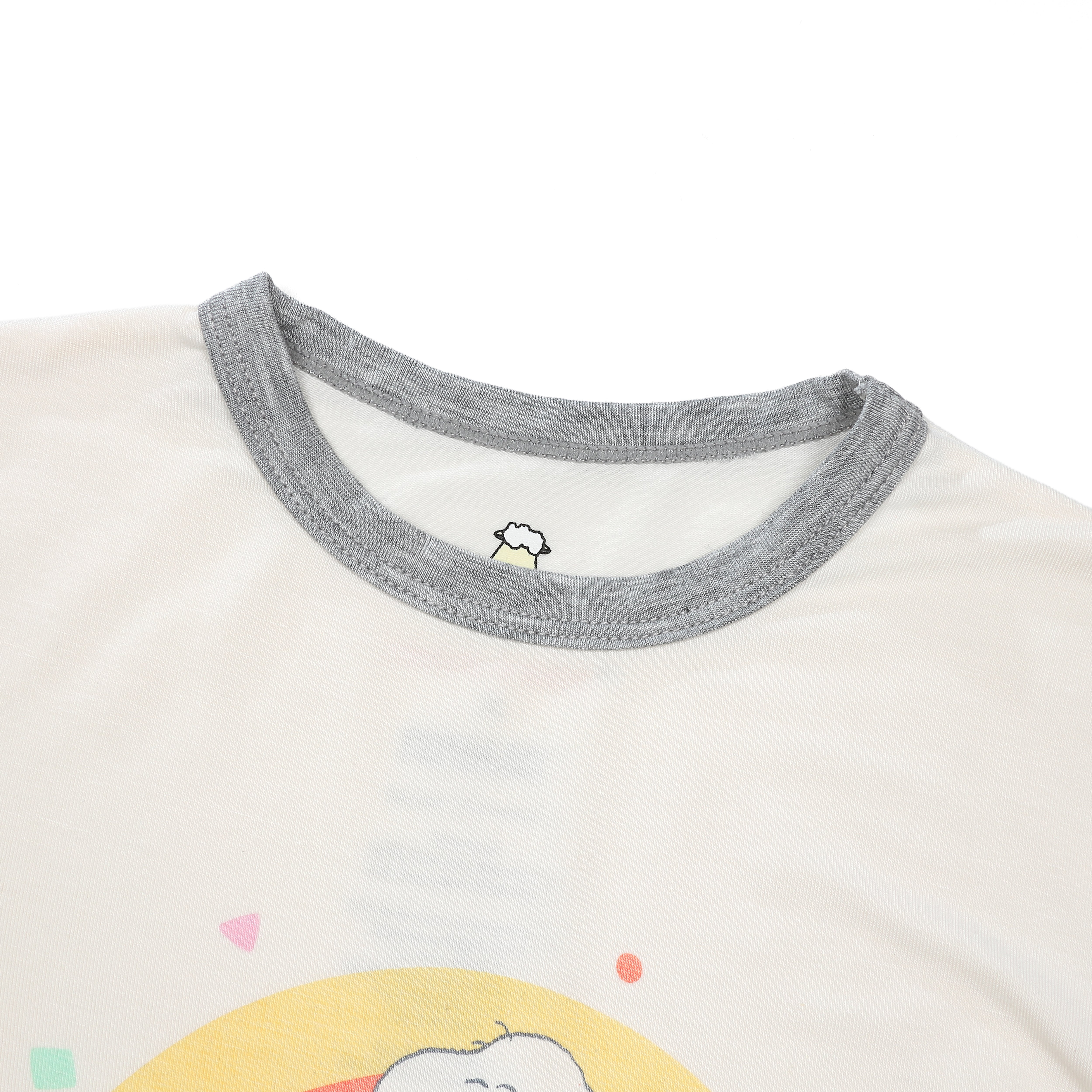 Short Sleeve Shirt S04 Yellow + Pants S02 White