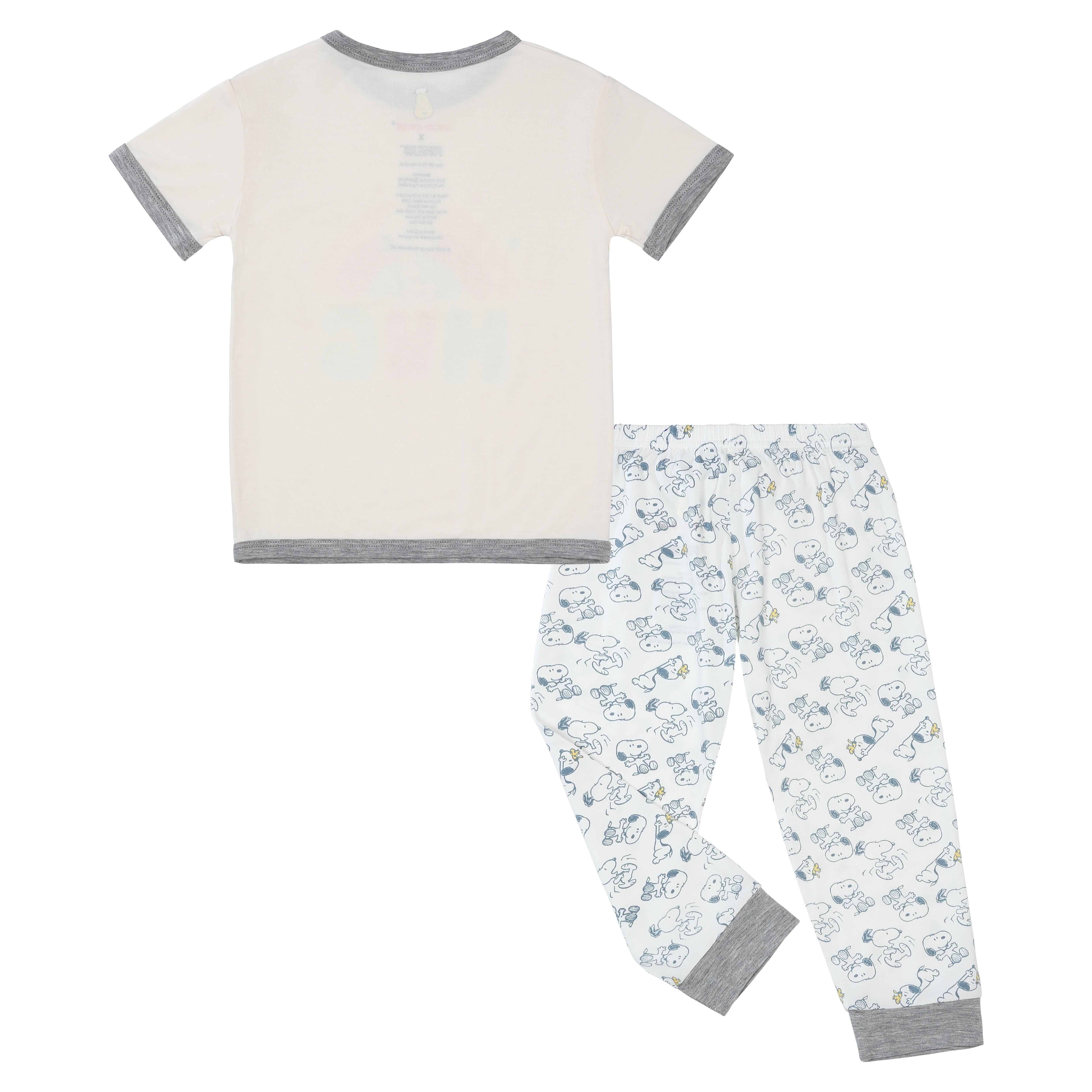 Short Sleeve Shirt S04 Yellow + Pants S02 White