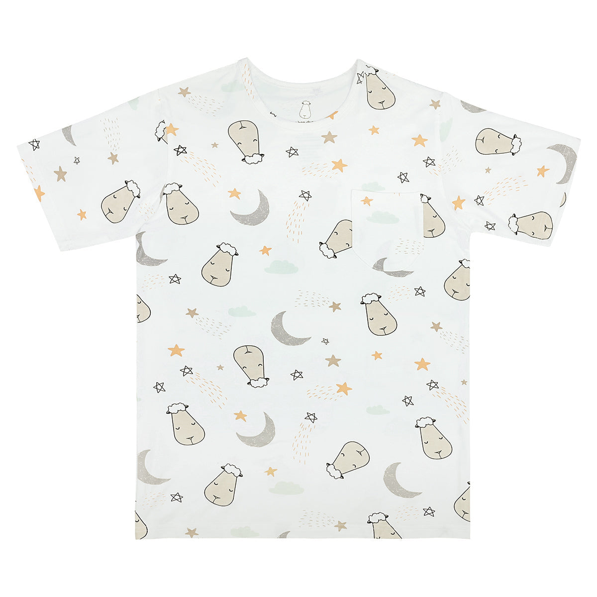 Unisex Short Sleeve T-Shirt Goodnight Baa Baa White