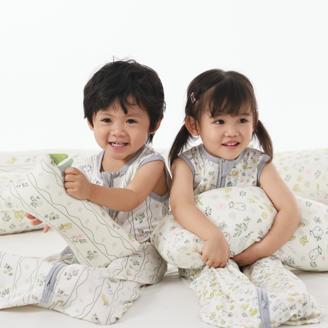 Wearable Blanket Zip Dream Garden B Cream