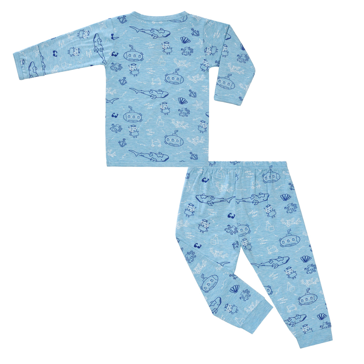 Pyjamas Set Ocean Baa-ddies Blue + Ocean Baa-ddies Blue