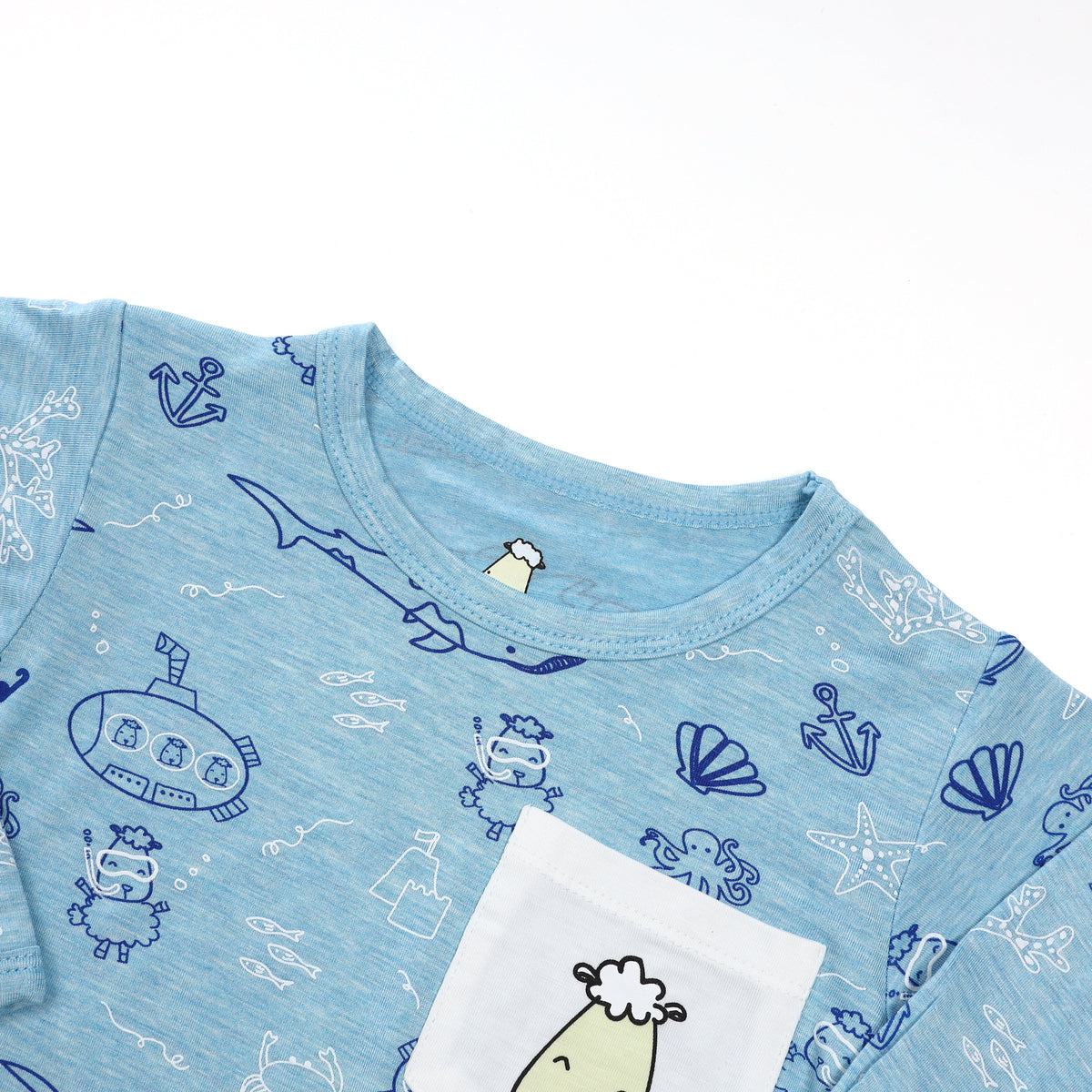 Pyjamas Set Ocean Baa-ddies Blue + Ocean Baa-ddies Blue