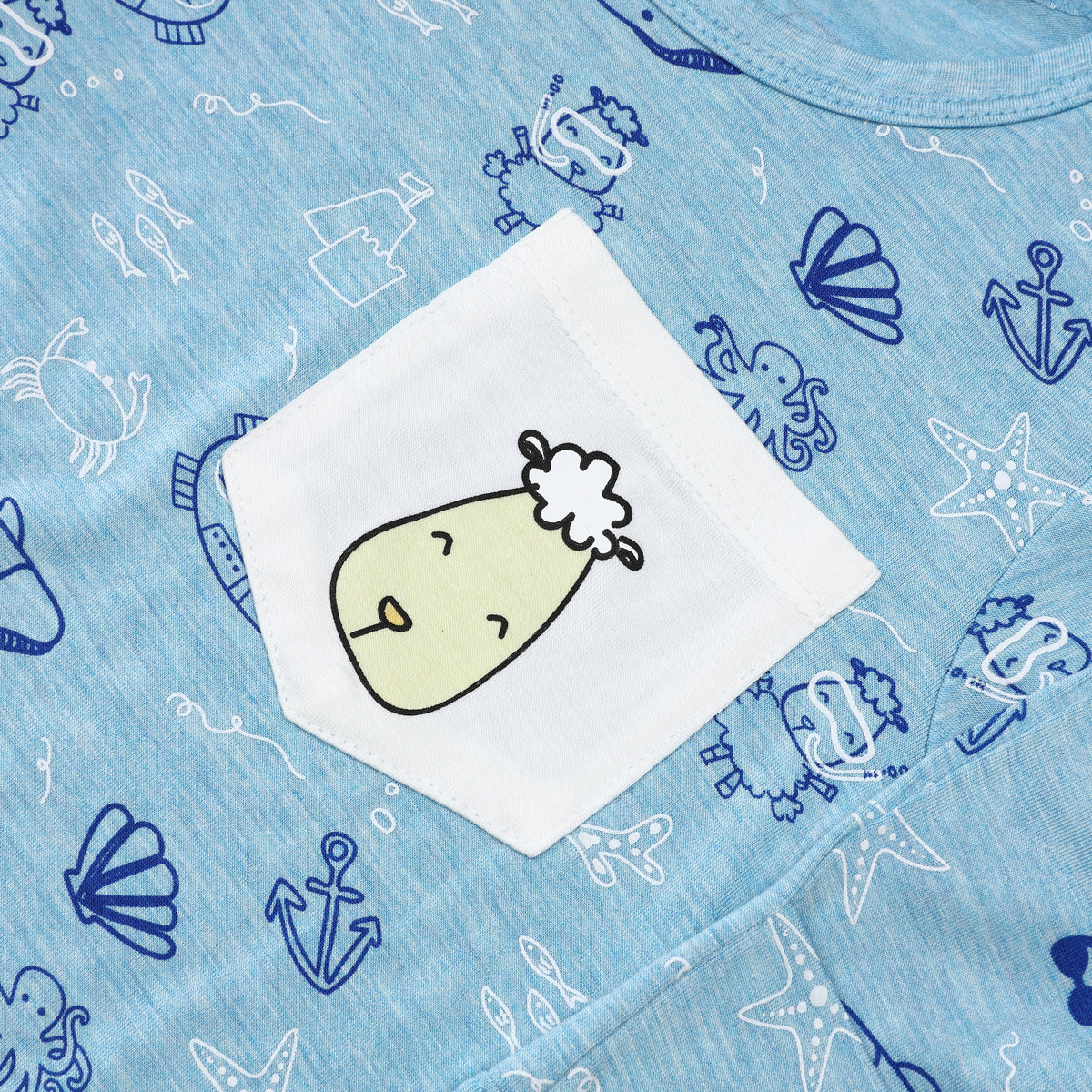 Pyjamas Set Ocean Baa-ddies Blue + Ocean Baa-ddies Blue