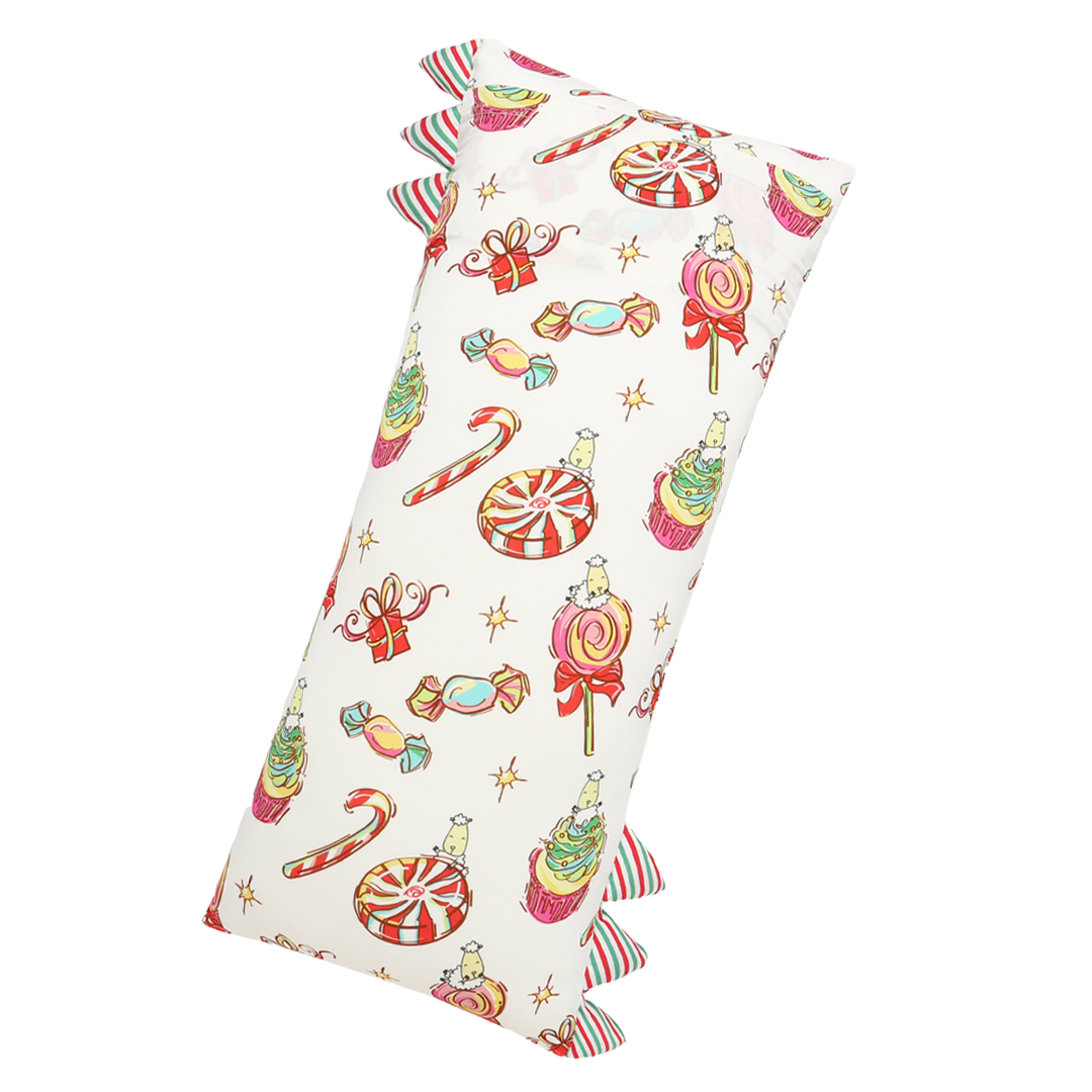 Bed-Time Buddy™ Christmas 3 White with Stripe tag - Jumbo (size 23x53cm)