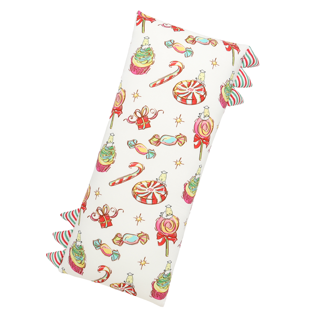 Bed-Time Buddy™ Christmas 3 White with Stripe tag - Jumbo (size 23x53cm)