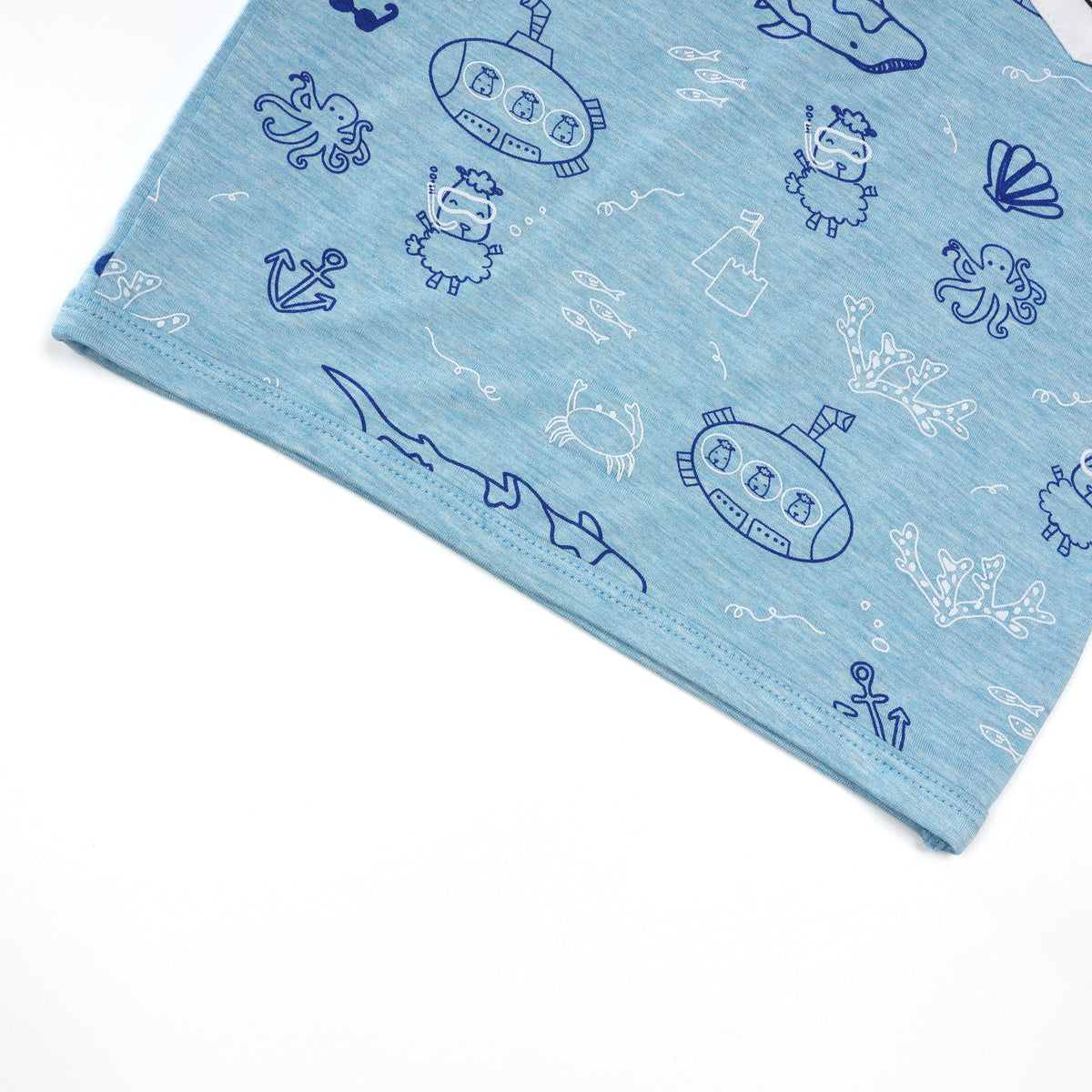 Pyjamas Set Ocean Baa-ddies Blue + Ocean Baa-ddies Blue