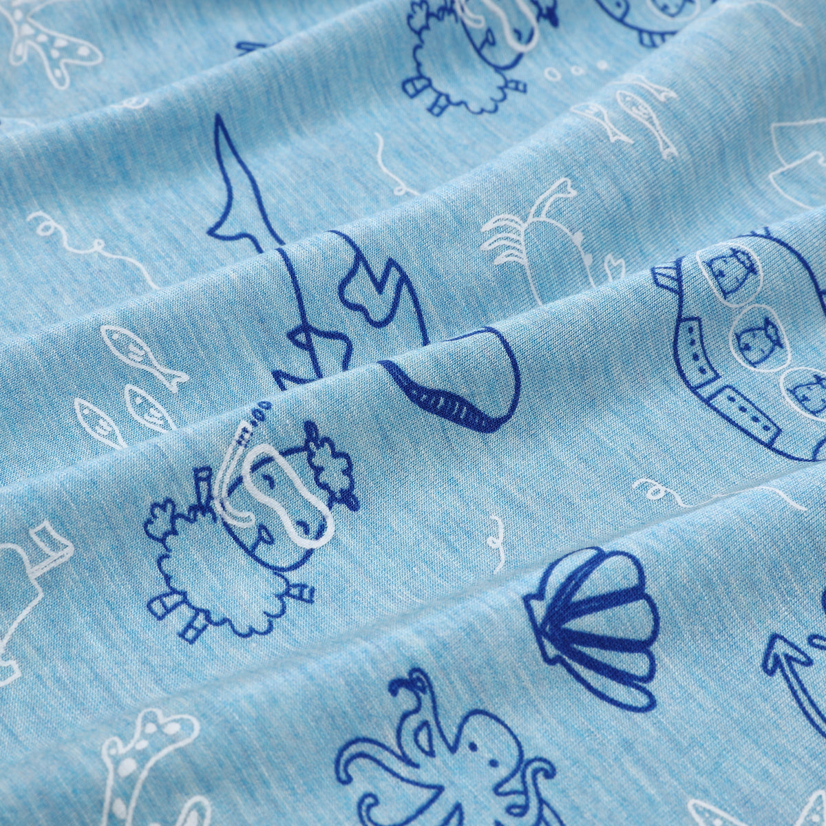 Pyjamas Set Ocean Baa-ddies Blue + Ocean Baa-ddies Blue