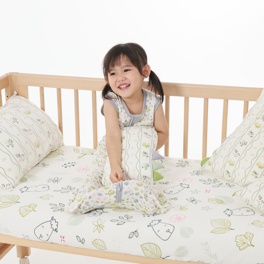 Bed-Time Buddy™ Dream Garden B Cream with Color tag - Jumbo (size 23x53cm)