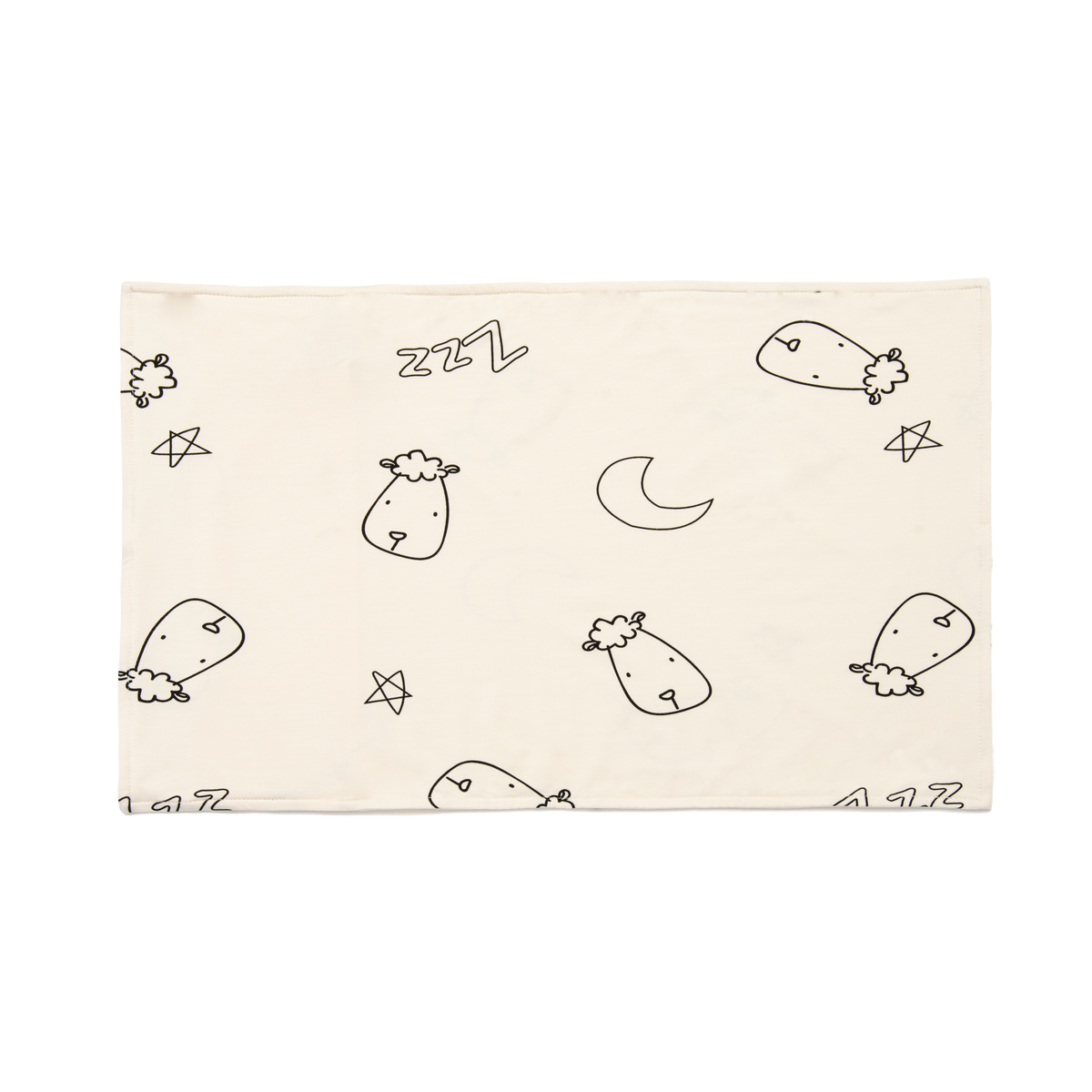 Head Pillow Case Sweet Dreams Baa Baa Yellow - Kids