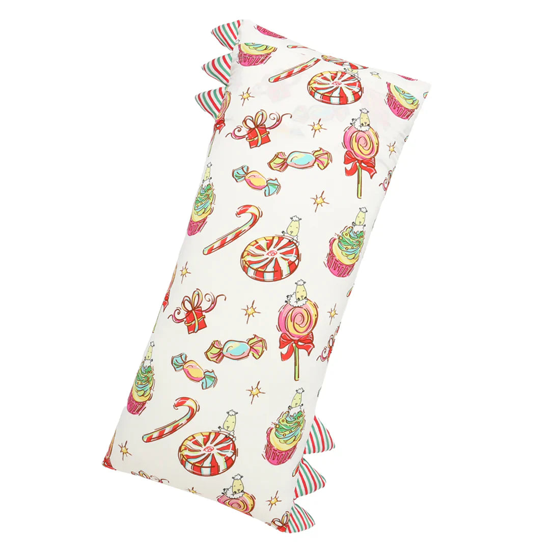 Bed-Time Buddy™ Christmas 3 White with Stripe tag - Jumbo (size 23x53cm)