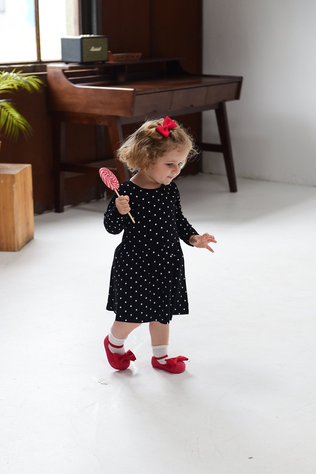 attipas Toddler Shoes - Mary Jane (Red)
