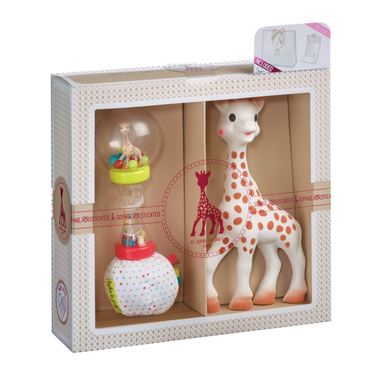 Hochet soft maracas 'Sophie la Girafe' - multicolore - Kiabi - 10.00€