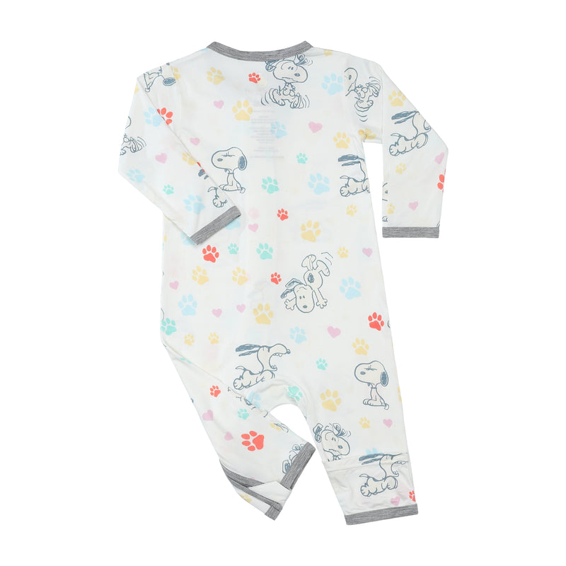 Romper Zip S01 White