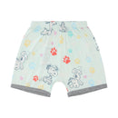 Short Sleeve Shirt S06 White + Shorts S01 Green