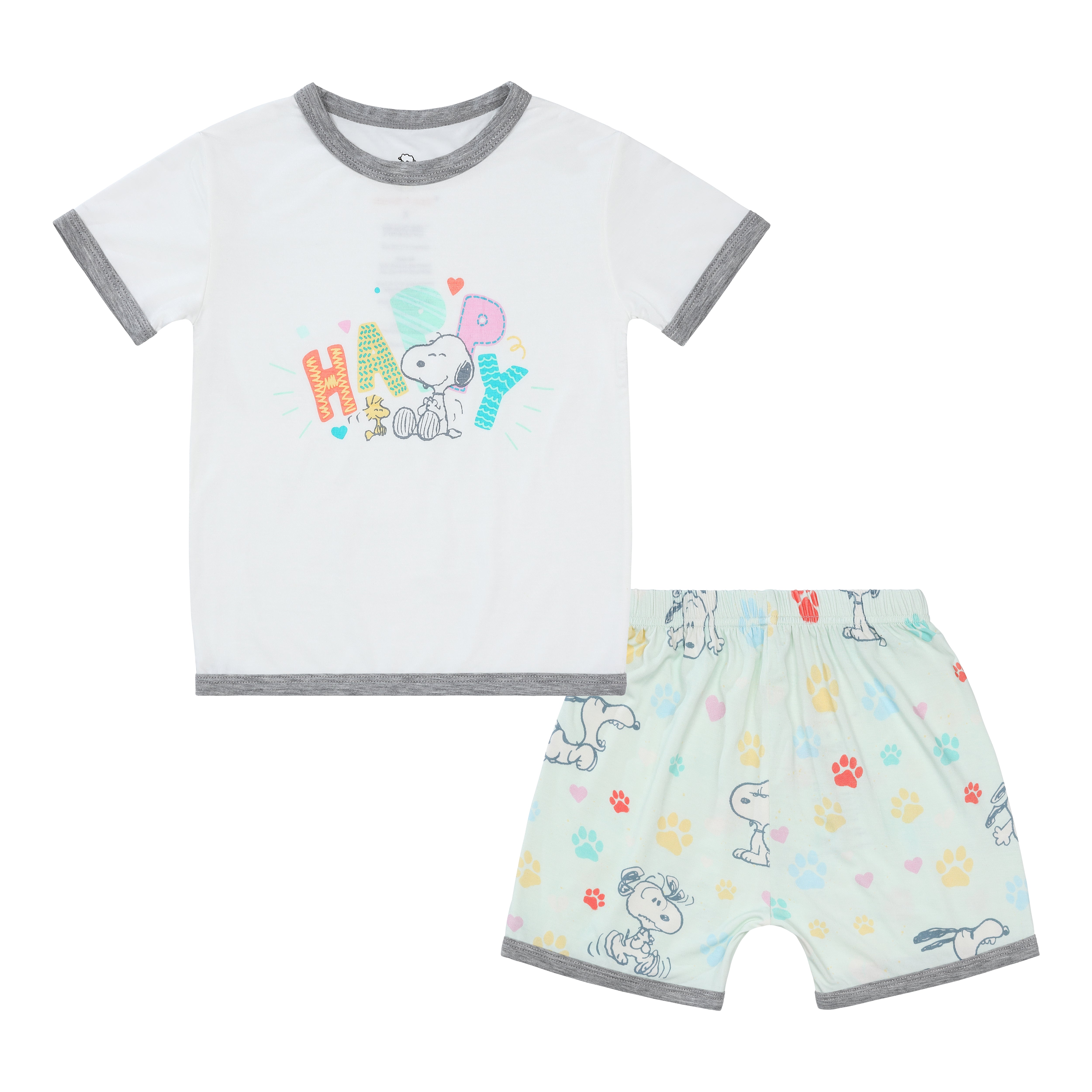 Short Sleeve Shirt S06 White + Shorts S01 Green