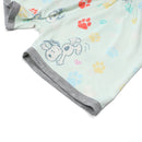 Short Sleeve Shirt S06 White + Shorts S01 Green