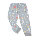 Pyjamas Set S03 White + Pants S01 Grey