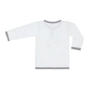 Pyjamas Set S03 White + Pants S01 Grey