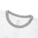 Pyjamas Set S03 White + Pants S01 Grey