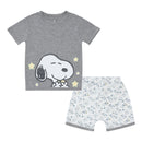 Short Sleeve Shirt S05 Grey + Shorts S02 White