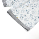 Short Sleeve Shirt S05 Grey + Shorts S02 White