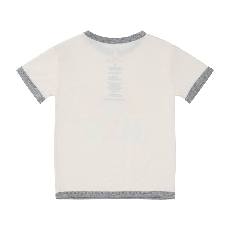 Short Sleeve Shirt S04 Yellow + Pants S02 White