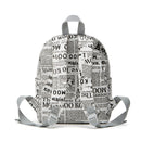 Baa Baa Sheepz Backpack Newspaper White - Medium