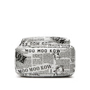 Baa Baa Sheepz Backpack Newspaper White - Medium