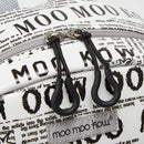 Baa Baa Sheepz Backpack Newspaper White - Medium