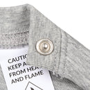 Unisex Long Sleeve Sweatshirt Happy Sleep Grey