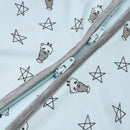 Romper Zip Small Star & Sheepz Blue