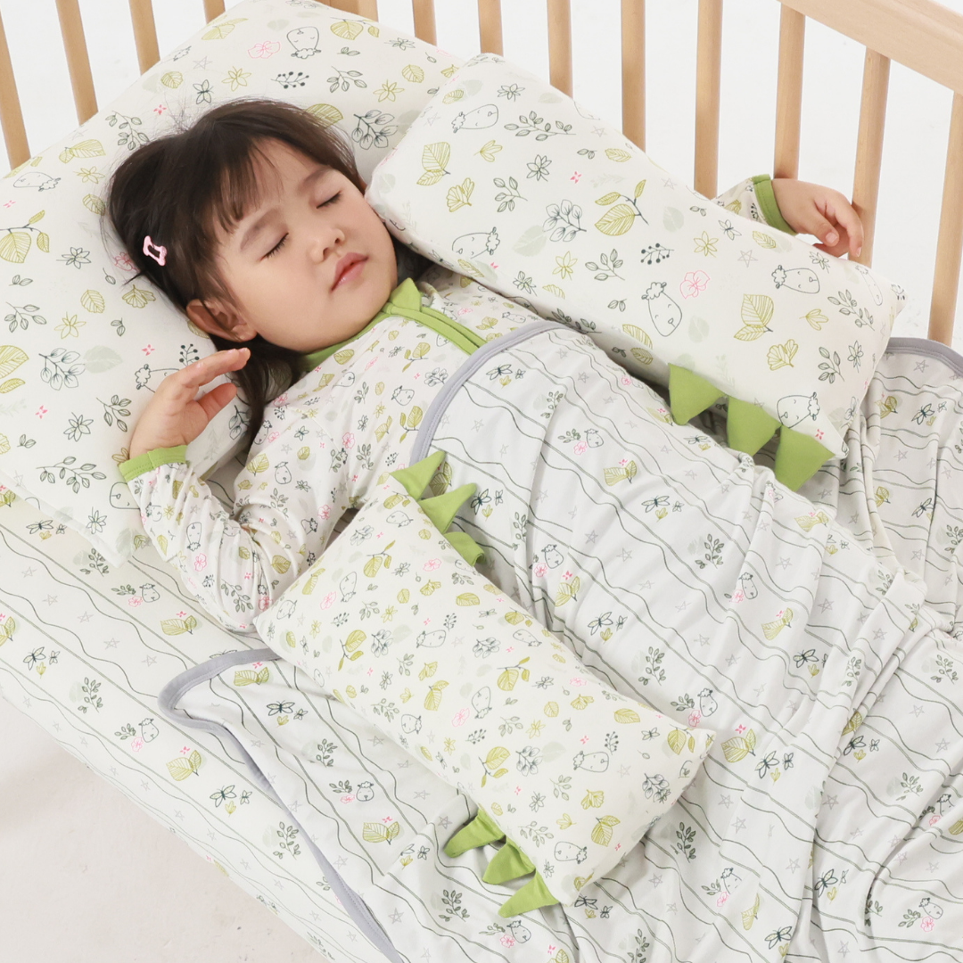 Head Pillow Case Dream Garden A Cream  - Kids