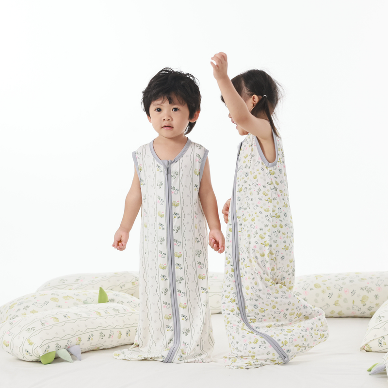 Wearable Blanket Zip Dream Garden A Cream