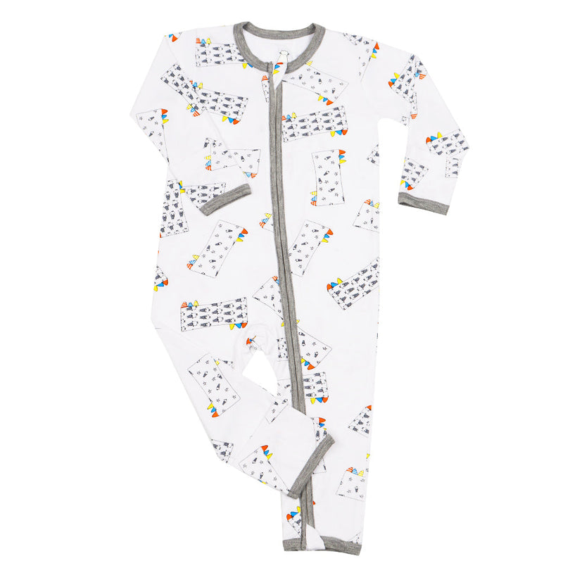 Romper Zip Buddy-Me Everywhere Milk