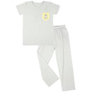 Short Sleeve Shirt Grey + Pants Grey