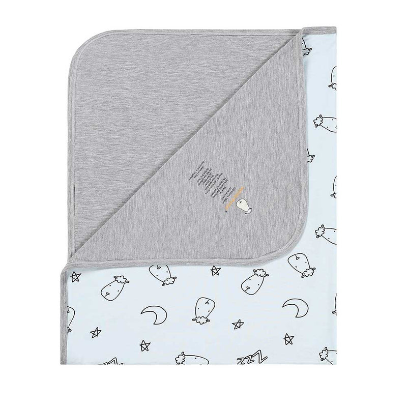 Double Layer Blanket Sweet Dreams Baa Baa Blue -36M