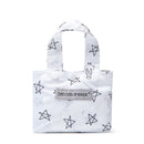Baa Baa Sheepz Reusable Shopping Bag Small Star & Sheepz White