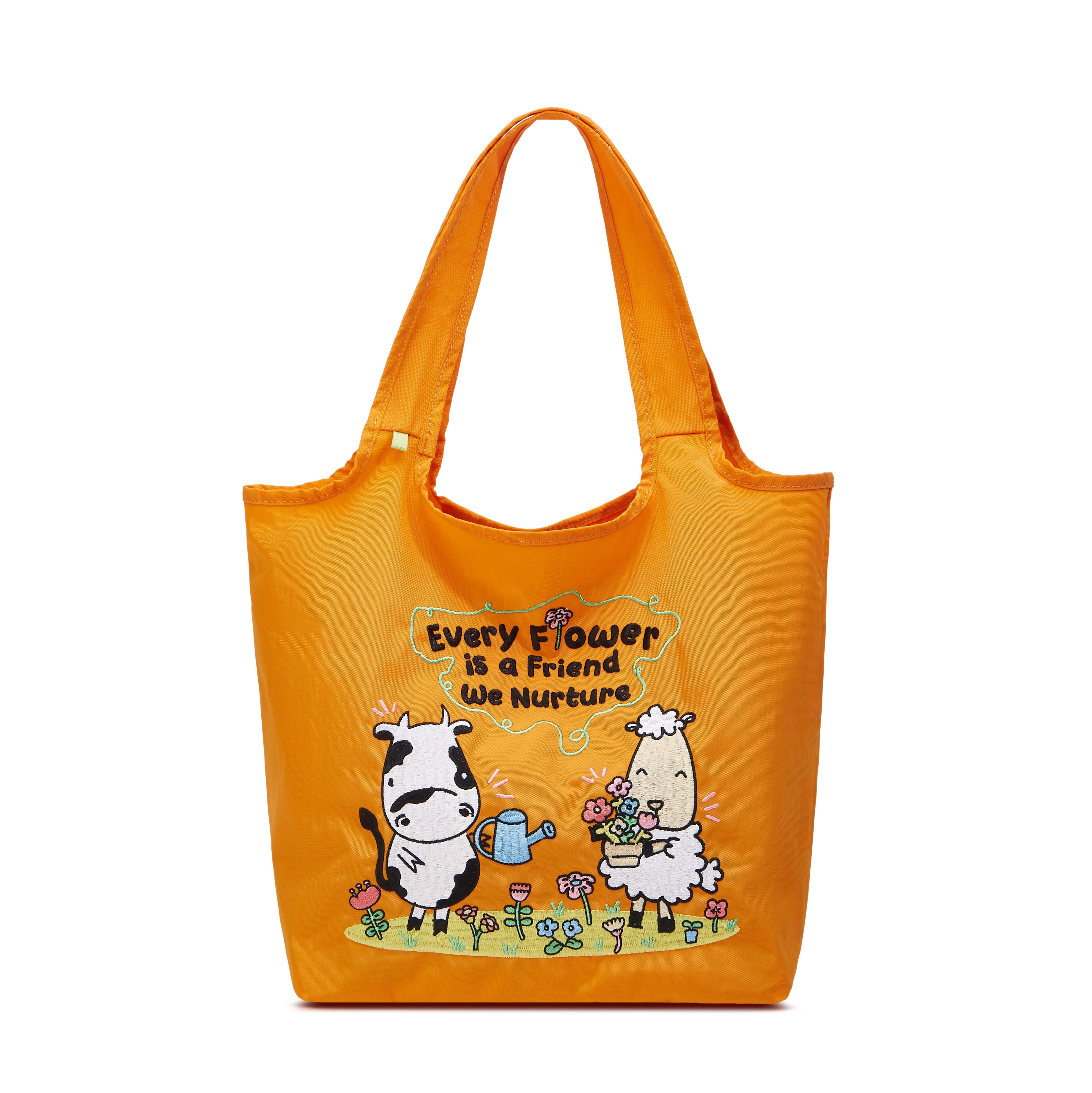 Moo Moo Kow Shopping Bag 008 Orange - Small