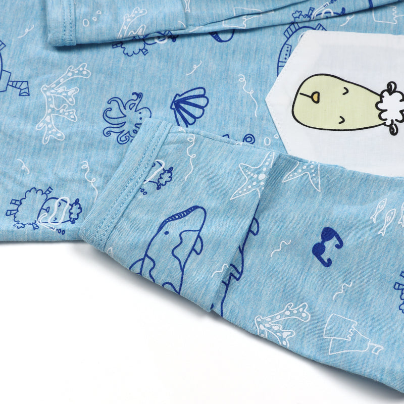 Pyjamas Set Ocean Baa-ddies Blue + Ocean Baa-ddies Blue