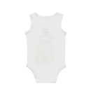 Sleeveless Onesie Smiley Baa Baa White