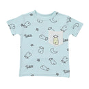 Short Sleeve Shirt Sweet Dreams Baa Baa Blue + Shorts Sweet Dreams Baa Baa Blue
