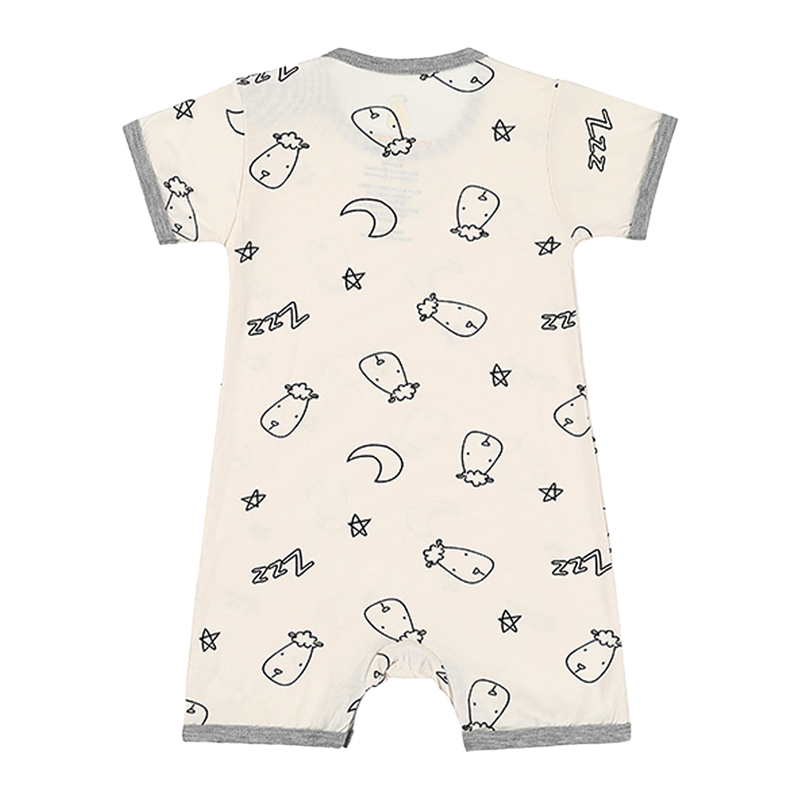 Romper Short Sleeve Sweet Dreams Baa Baa Yellow