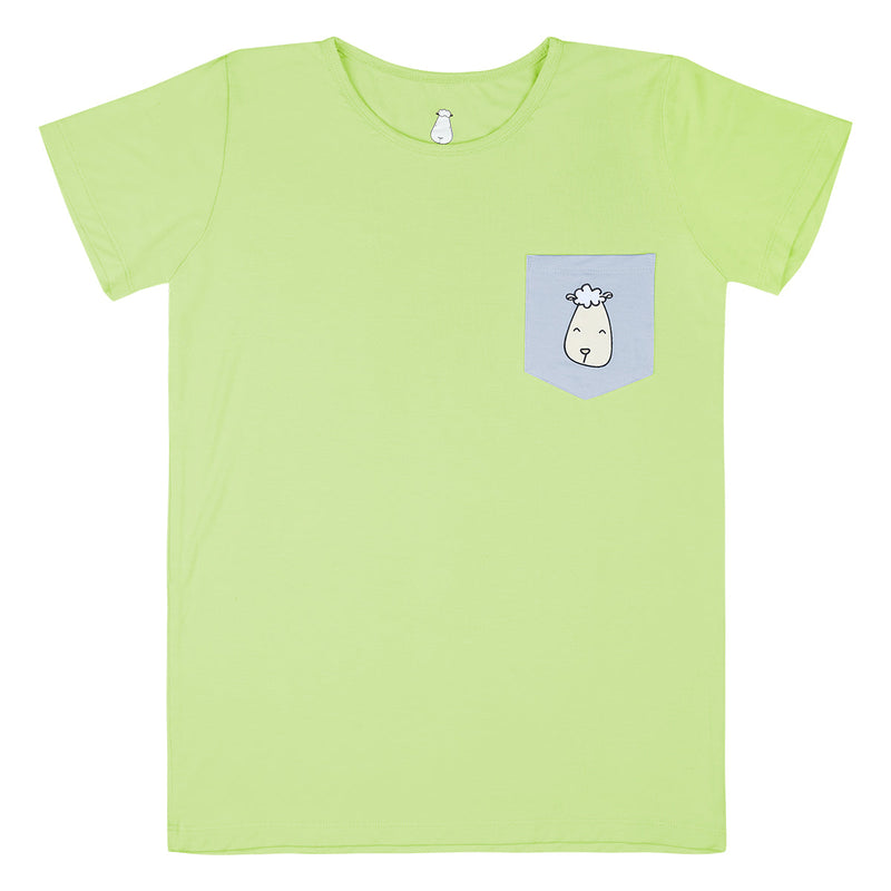 Short Sleeve Shirt Mint + Pants Mint