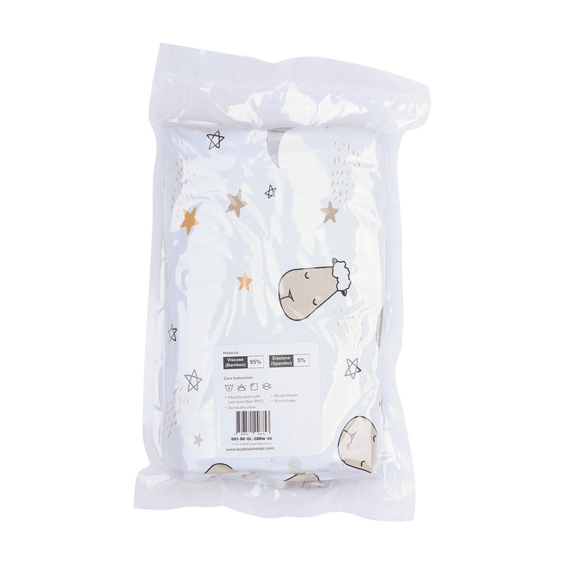 Double Layer Blanket Goodnight Baa Baa White Kids