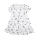 Tiered Dress Cute Big Star & Sheepz White