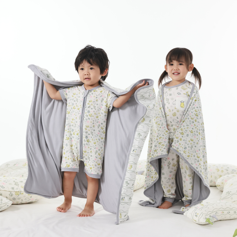 Double Layer Blanket Dream Garden B Cream Kids