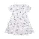 Tiered Dress Cute Big Star & Sheepz White