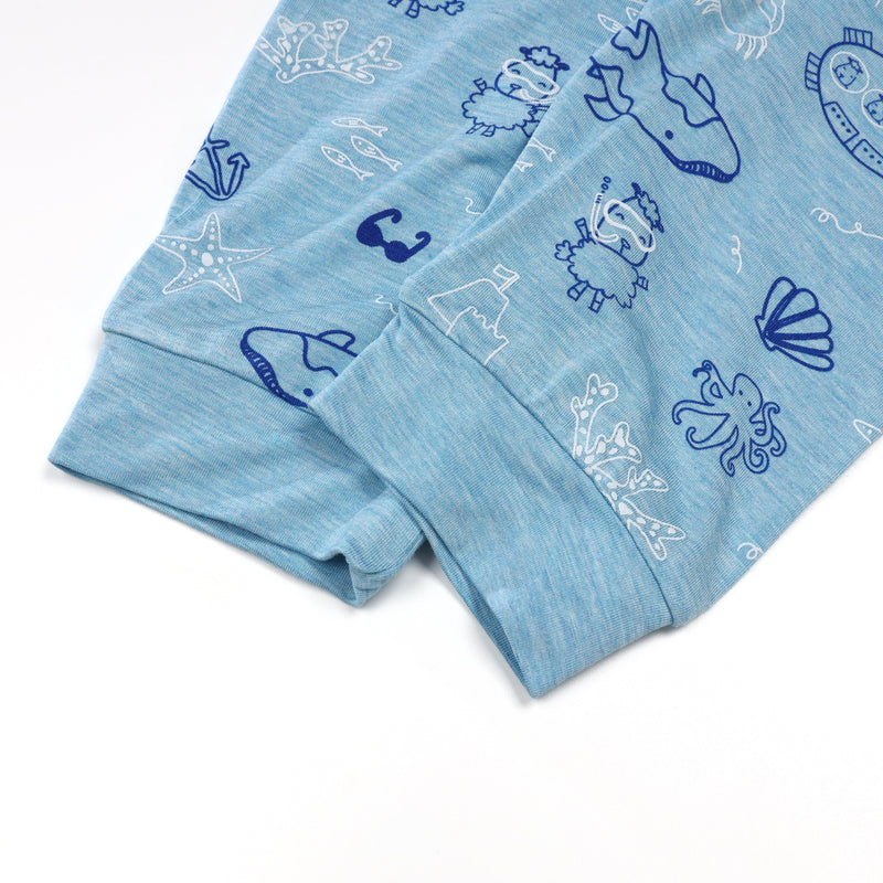 Pyjamas Set Ocean Baa-ddies Blue + Ocean Baa-ddies Blue