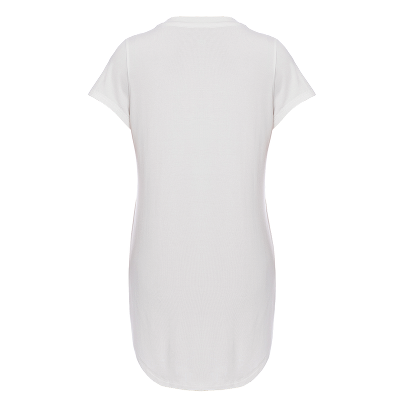 DooDooMooky Maternity & Nursing T-Shirt Doo Doo Mooky Face White